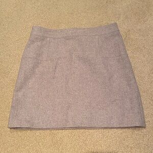 Jcrew Factory Cream Wool Skirt Size 6 - NWT